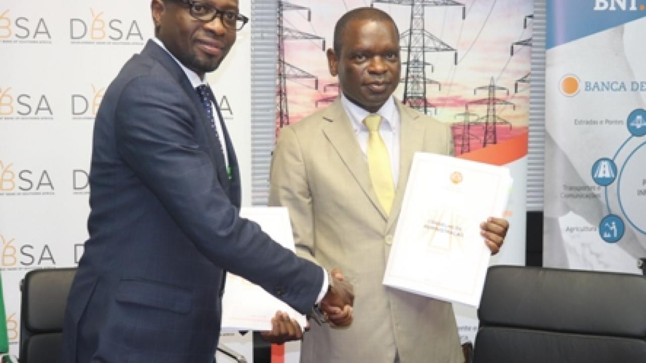 Acordo de financiamento DBSA/BNI=EDM