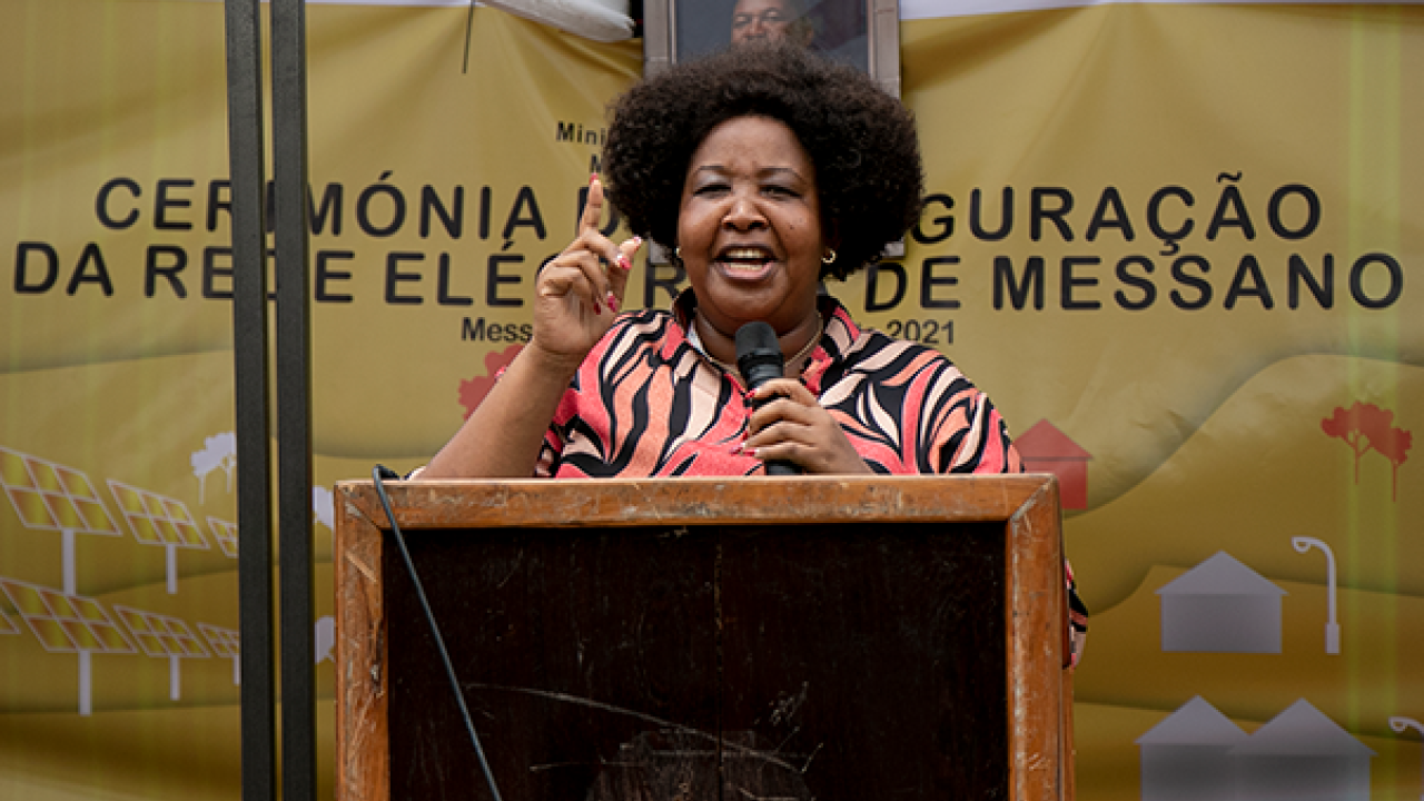 GOVERNADORA DE GAZA LANÇA APELO CONTRA VANDALIZAÇÃO  DA INFRA-ESTRUTURA ELÉCTRICA